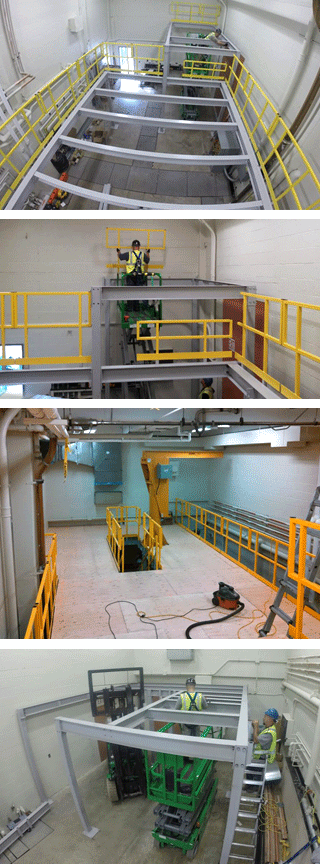 Ebtech mezzanine installation